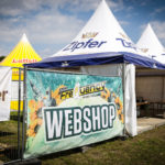 Picture of the Webshop at Frequency Festival 2016, taken by Leander Seidl